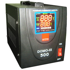 Стабілізатор DOMO-II-S-500BA LED цифр. 0,5кВА 1-фазний Eltis Electric 01081