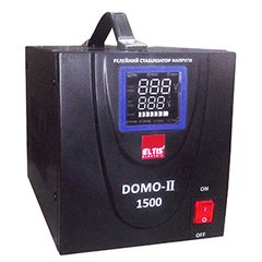 Стабілізатор Eltis Electric DOMO-II-LTD-1500VA LED цифр. 1500 BA 1-фазний 01082