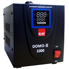 Стабілізатор Eltis Electric DOMO-II-TLD-1000VA LED цифр. 1000BA 1-фазний 01080