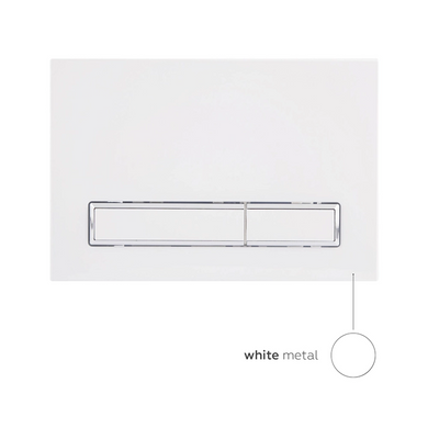 Клавіша змиву Nest 150x220x13 мм, White, лінійна Qtap, QT0111M08V1384W