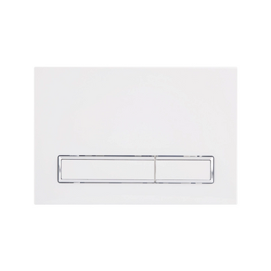 Клавіша змиву Nest 150x220x13 мм, White, лінійна Qtap, QT0111M08V1384W