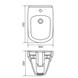 Біде підвісний Armaform Mero(Corano) WHITE 3032111-00-10000-PP, Білий