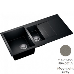 Мийка гранітна Axis CASCADA 150 Moonlight Grey 11A.CA150.90A.0011A, Сірий