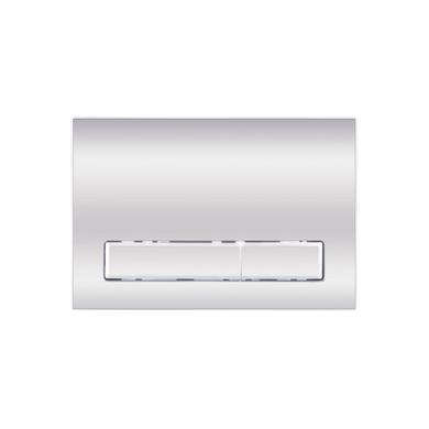 Клавіша змиву Nest 150x220x13 мм, Chrome, лінійна Qtap, QT0111M08381CRM
