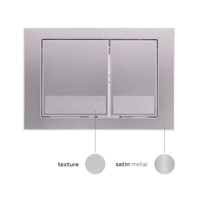 Клавіша змиву Nest 150x220x13 мм, Satin, квадратна Qtap, QT0111M06029SAT