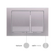 Клавіша змиву Nest 150x220x13 мм, Satin, квадратна Qtap, QT0111M06029SAT