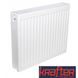 Радіатор Krafter 33 500×500 White 2260, G1/2" внутрішня, 120°C, 10 Bar, бічне, внутрішня G1/2", 500