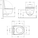 Унітаз підвісний Taurus Ultra Quiet 485&times;360&times;350 мм, White, з сидінням Slim Duroplast/ Soft-close Qtap, QTTAU26W45428