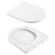 Унітаз підвісний Taurus Ultra Quiet 485&times;360&times;350 мм, White, з сидінням Slim Duroplast/ Soft-close Qtap, QTTAU26W45428