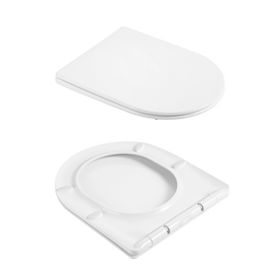 Унітаз підвісний Taurus Ultra Quiet 515&times;360&times;350 мм, White, з сидінням Slim Duroplast / Soft-close Qtap, QTTAU26W49116