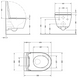 Унітаз підвісний Taurus Ultra Quiet 515&times;360&times;350 мм, White, з сидінням Slim Duroplast / Soft-close Qtap, QTTAU26W49116